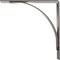 Ekena Millwork Morris Steel Bracket, Hammered Silver 3"W x 14"D x 14"H BKTM03X14X14MOHSV - alternate 8